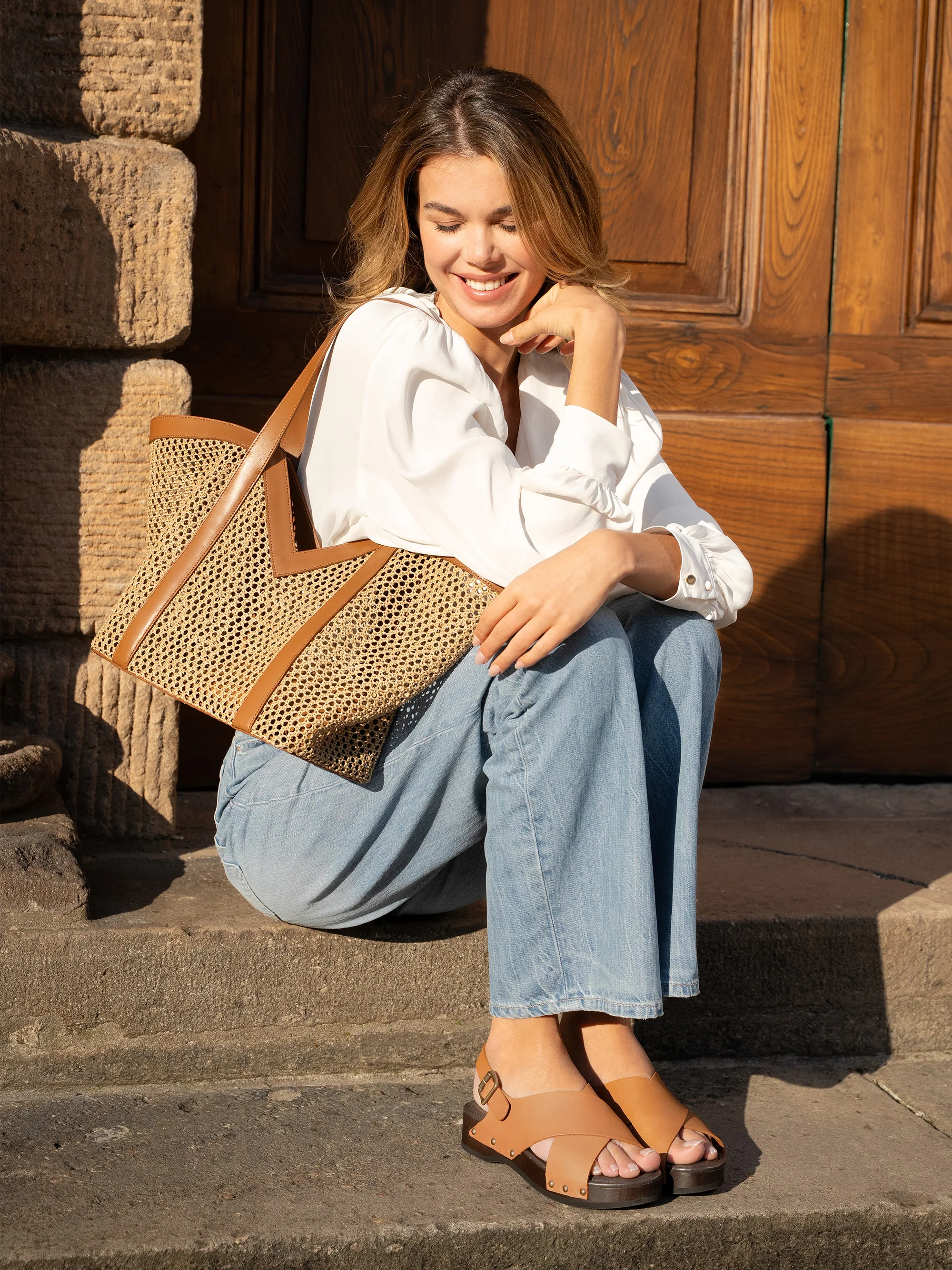 The Prima Raffia Tote - Image 9